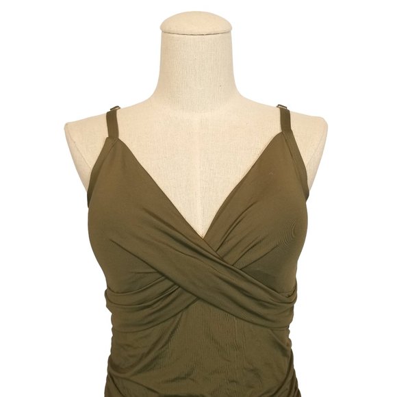 Jantzen Olive Green One Piece Swimsuit - Picture 2 of 10